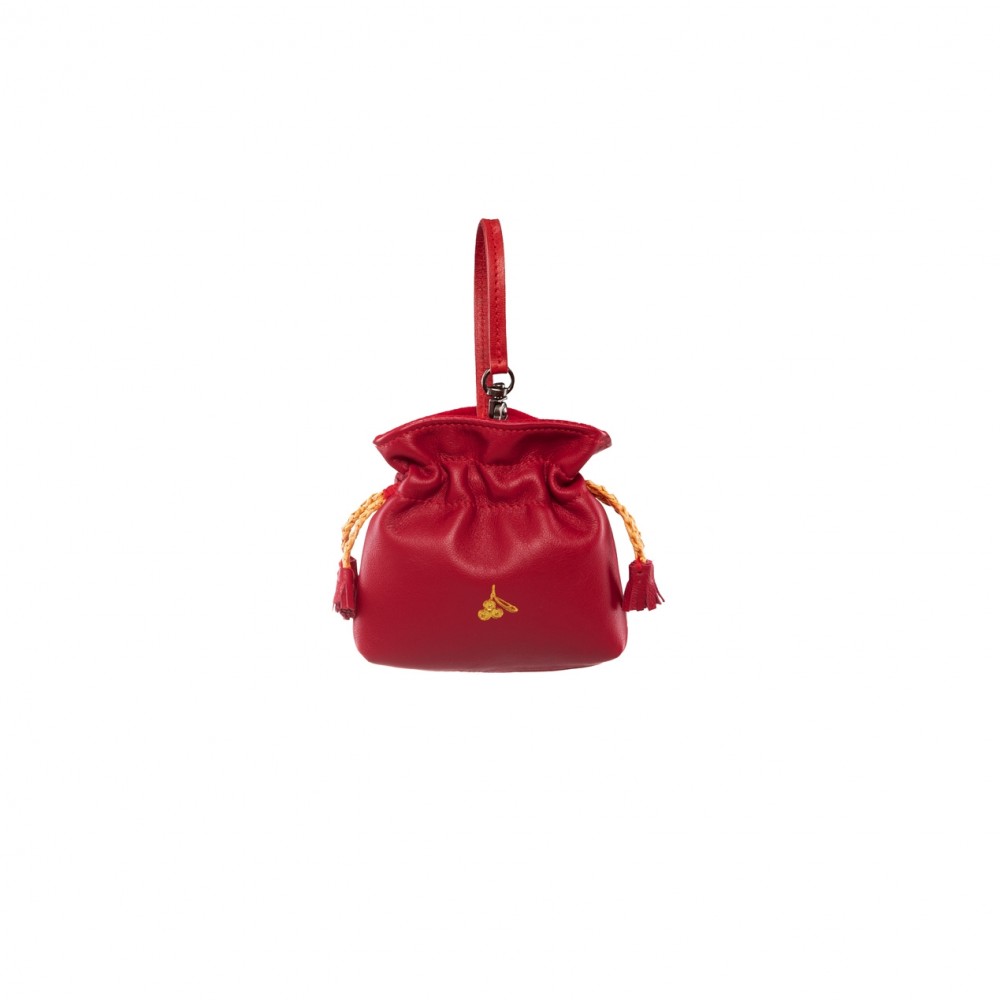 Red Money Bag charm